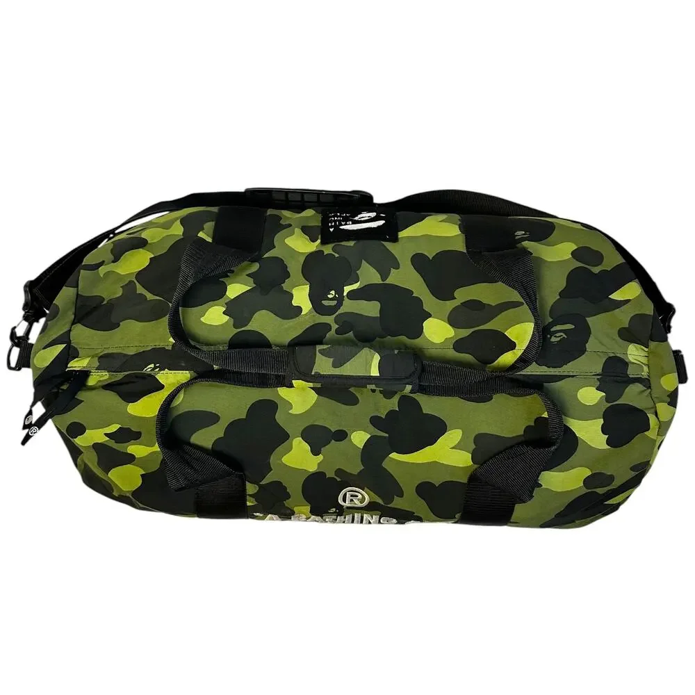 Bape Green Camo Medium Carry On Duffle Bag